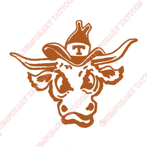 Texas Longhorns Customize Temporary Tattoos Stickers NO.6508